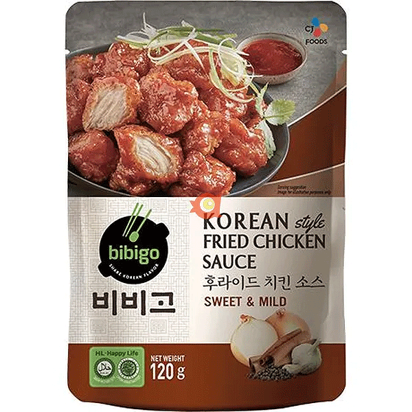 BIBIGO Fried Chicken Sauce Korean Style 120g/ BIBIGO korejiešu stila mērce ceptai vistas gaļai 120 g