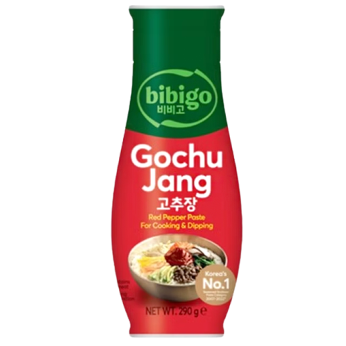 BIBIGO Gochujang Red Pepper Paste Bottle 290g/ BIBIGO gočudžanga sarkanās paprikas pasta pudelē 290 g