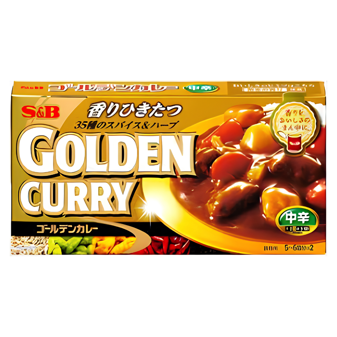Golden Curry vidēji pikantais karijs 198g