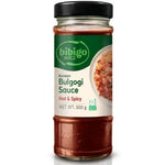 Bibigo Korean Bulgogi Sauce, Hot & Spicy 500gr/ Bibigo korejiešu bulgogi mērce, pikanta 500 g BIBIGO