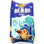 CIWEIAGAN Squid Flavor Chip 160g/ CIWEIAGAN kalmāra garšas čipsi 160 g Packaging of YuuSu octopus snacks with a cartoon character on a white background