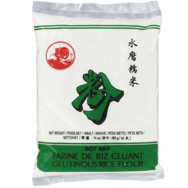 COCK Glutinous Rice Flour 400g/ COCK lipīgie rīsu milti 400g