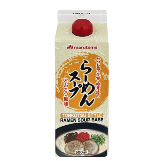Marutomo Ramen soup stock, Tonkotsu style 500ml/ Marumoto Ramen zupas buljons, Tonkotsu stils, 500 ml MARUTOMO