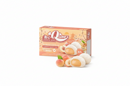 QLove White Peach Custard 80g/ QLove Baltā persika krēms 80 g QLove
