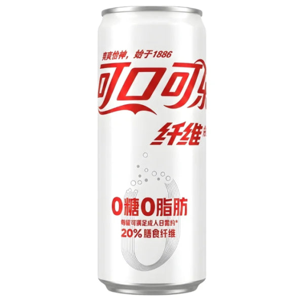 Coca Cola Fiber 330ml/ Coca-Cola bez cukura šķiedrvielas 330ml