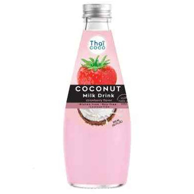 Coconut Strawberry Milk 300ml/ kokosriekstu-zemeņu piens 300ml