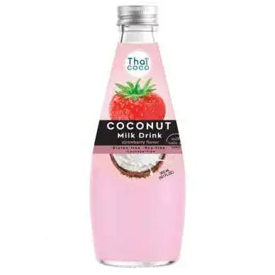 Coconut Strawberry Milk 300ml/ kokosriekstu-zemeņu piens 300ml