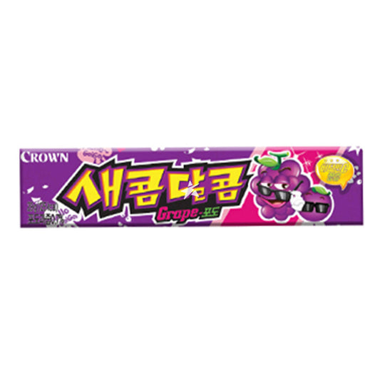 CROWN Chewy candy with grape flavor/ CROWN Košļājamās konfektes ar vīnogu garšu