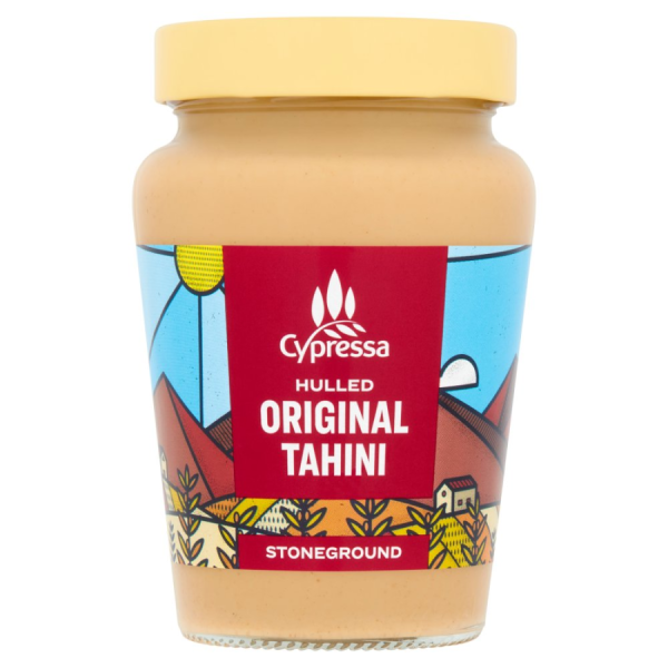 Cypressa Hulled Original Premium Tahini 300g/ Cypressa oriģinālā premium sezama pasta (tahini), 300 g 0 - Oishii Aisan Mart 