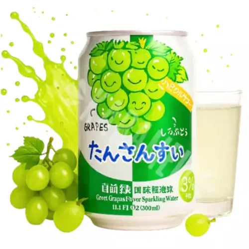DONG FANG YIN Green Grape Sparkling Water 330 ml/ DONG FANG YIN zaļo vīnogu gāzēts ūdens 330 ml DONG FANG YIN