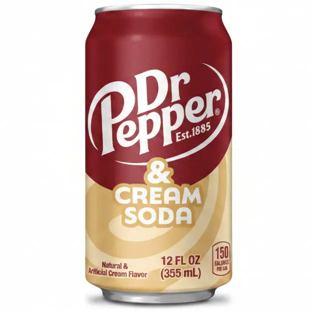Dr Pepper Cream Soda 355ml/ Dr. Pepper krēma soda 355ml