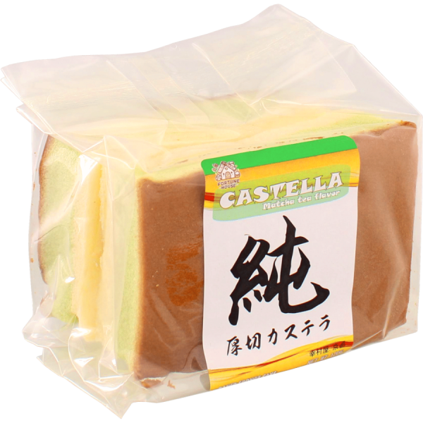 FORTUNE HOUSE Castella Matcha 120G/FORTUNE HOUSE kastellas kūka ar mačā garšu 120 g