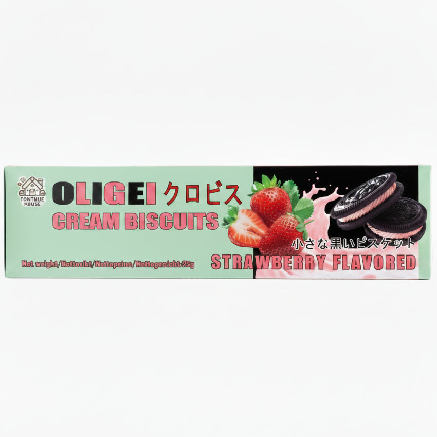 FORTUNE HOUSE biscuit strawberry flavour 50g/ FORTUNE HOUSE cepumi ar zemeņu garšu 50 g