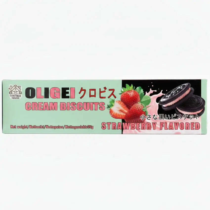 FORTUNE HOUSE biscuit strawberry flavour 50g/ FORTUNE HOUSE cepumi ar zemeņu garšu 50 g