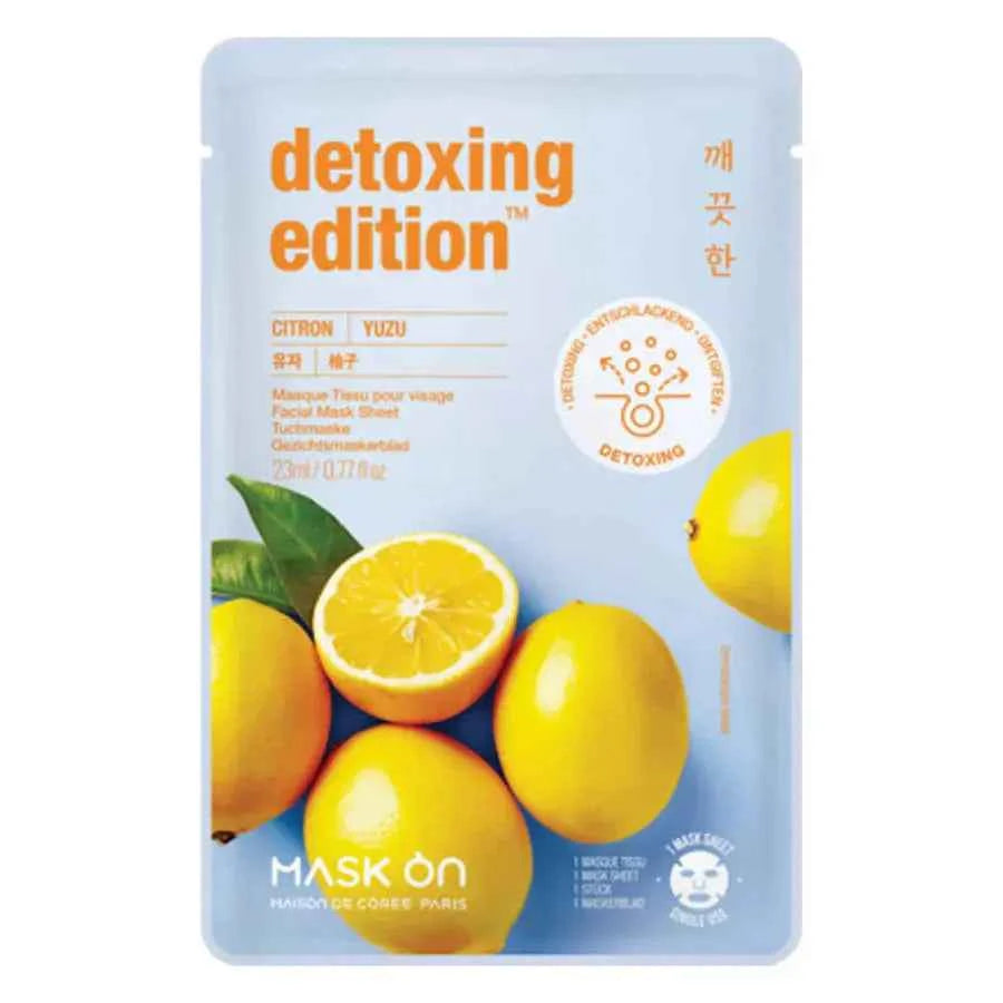 Yuzu Detoxing mask sheet/ Yuzu detoksikācijas sejas masku (KOREJA)