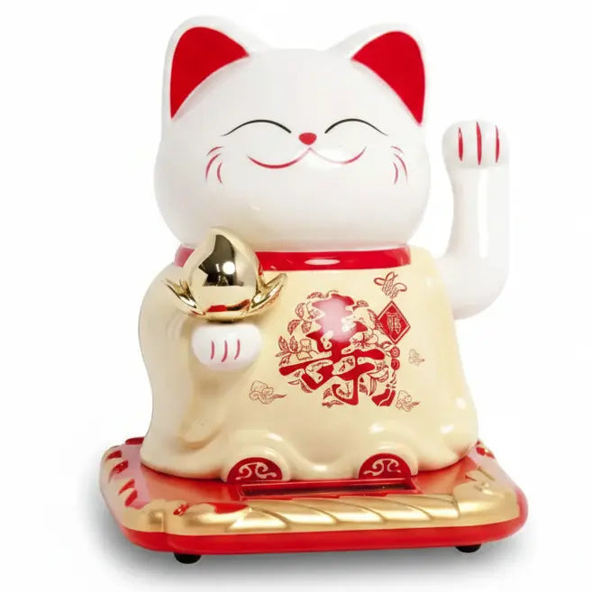 Fortune Cat Solar 10.5cm Oishii Asian Mart