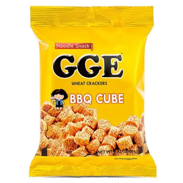 GGE Wheat Crackers (BBQ Cube) 80g/ GGE kviešu krekeri (BBQ kubiņi) 80 g Oishii Asian Mart