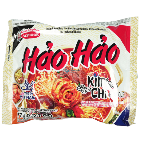 HAO HAO Kimchi Noodles/ HAO HAO kimči nūdeles Hao Hao
