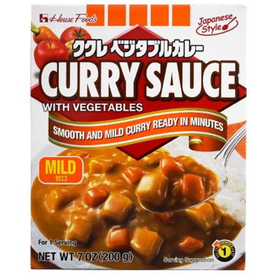 House Kukure Vegetable Curry Mild 200g/ HOUSE Kukure dārzeņu karijs, maigs 200 g