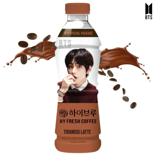 Hy Fresh Coﬀee BTS Tiramisu Latte 250ml/ Hy Fresh Coffee BTS tiramisu latte 250 ml Oishii Asian Mart