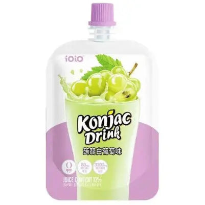 IOIO konjac jelly drink muscat flavor 100g/ IOIO konjac želejas dzēriens ar muskāta vīnogu garšu 100g