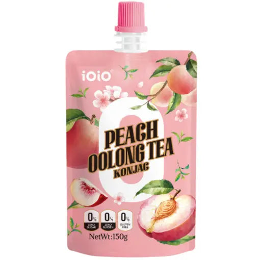 IOIO peach oolong tea konjac 150g/ IOIO oolong tējas un persiku konjac želeja 150g