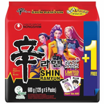 Instant Noodles Red Shin Ramyun (5x120g)/ Ātrās nūdeles Red Shin Ramyun (5x120g)