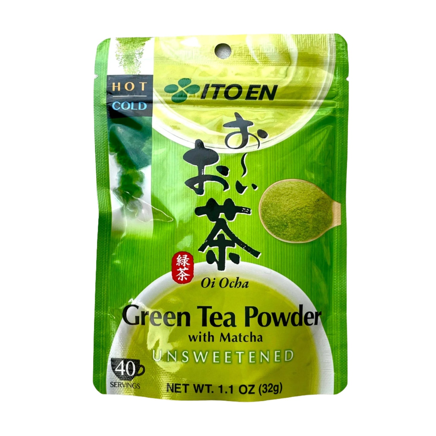 JP Matcha Green Tea Powder / ITOEN Zaļās tējas pulveris ar Matcha 32g 