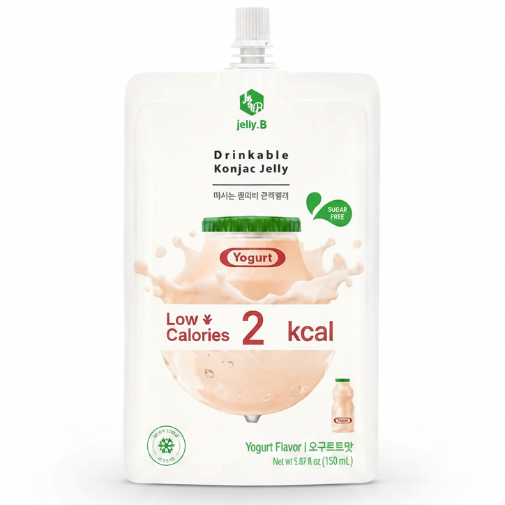 Jelly.B Konjac Drink Yogurt Flavor 150ml/ Jelly.B Konjac dzēriens ar jogurta garšu 150ml
