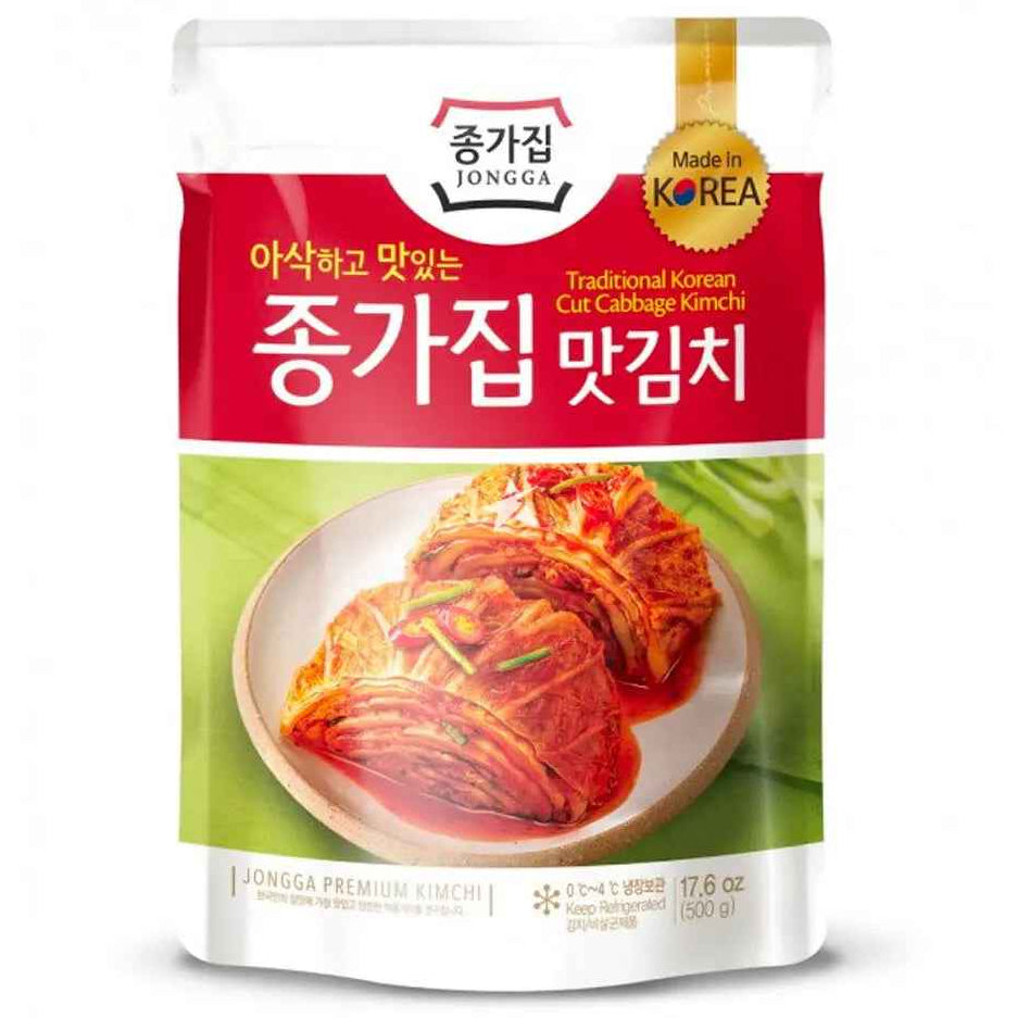 Jongga Fresh Kimchi 500g / Jongga Svaigi Kimchi 500g - Oishii Asian Mart