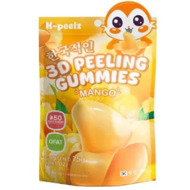 K-Peelz 3D Mango Flavoured Gummy Candy 75g / K-Peelz 3D želejkonfektes ar mango garšu 75g K-Peelz