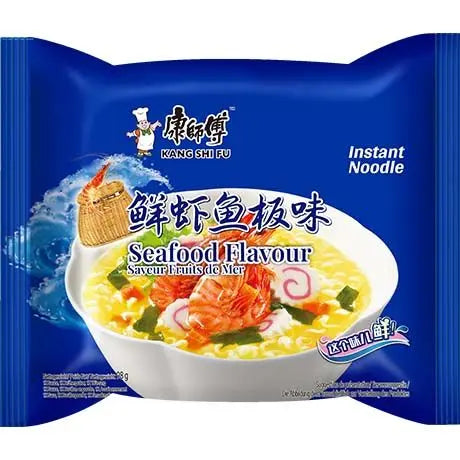 KANG SHI FU Seafood 98g/ KANG SHI FU nūdeles ar jūras velšu garšu 98 g FUXING