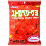 KASUGAI Strawbery Gummy Candy 102g/ KASUGAI zemeņu želejkonfektes 102 g KASUGAI