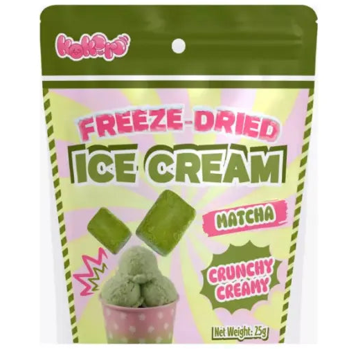 KOKORO Freeze Dried Matcha Ice Cream 25g/ KOKORO liofilizēts matcha saldējums 25 g Aiyike Melody