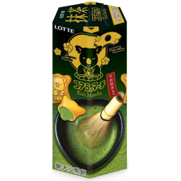 Koala's March Rich Matcha Biscuits 33g/ Koala's March bagātīgie matcha cepumi 33 g Lotte