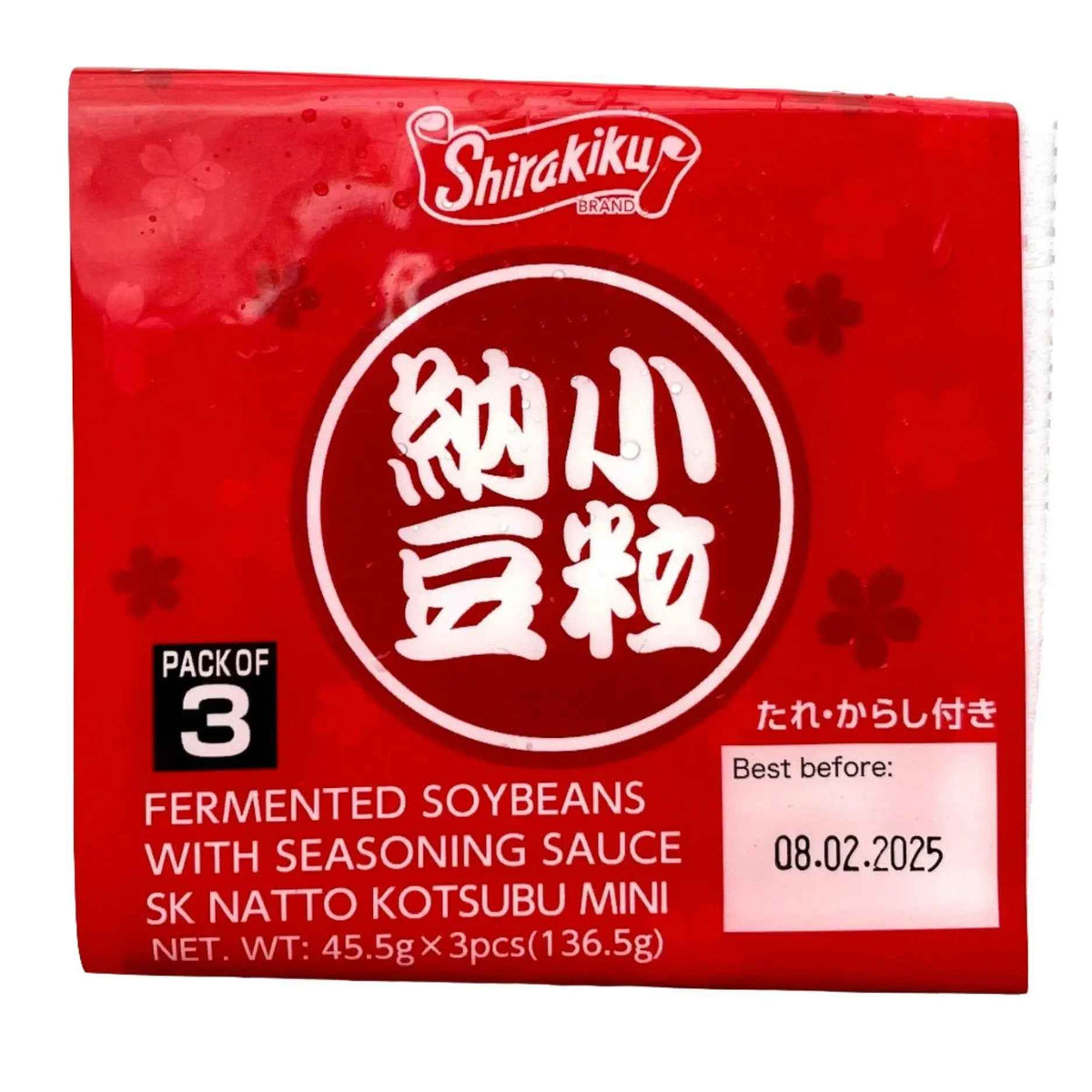 Shirakiku Natto Kotsubu Mini 5g x 3