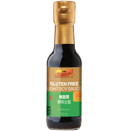 LKK Gluten Free Light Soy Sauce 250ml/ LKK bezglutēna gaišā sojas mērce 250 ml Oishii Asian Mart