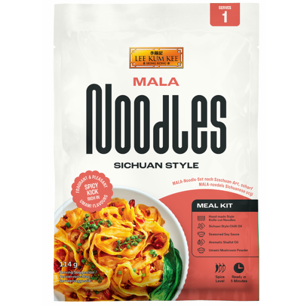 LKK Mala Noodles Meal Kit (Szechuan Style) 114 g/ Mala nūdeļu maltītes komplekts (Sičuaņas stilā) 114 g