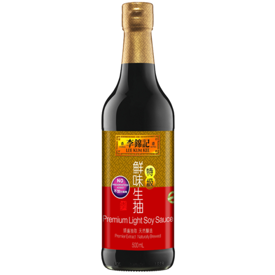LKK Premium Light Soy Sauce 500ml/ LKK premium gaišā sojas mērce 500 ml