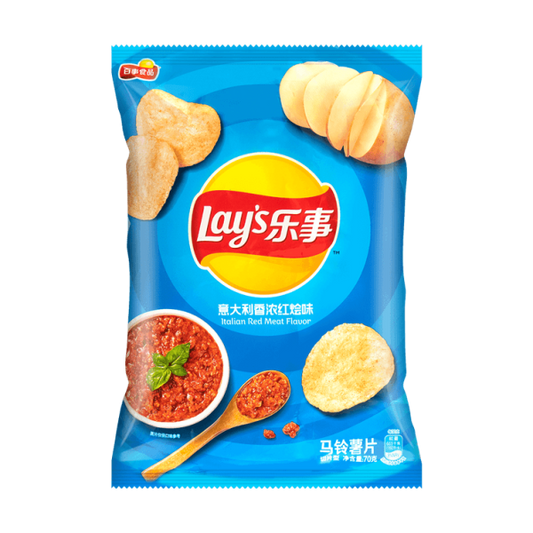 Lay's Italian Red Meat 70g/ Lays itāļu sarkanā gaļa 70 g Frito Lay