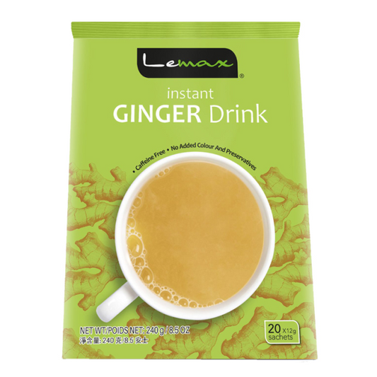 Lemax Instant Ginger Drink 240g/ Lemax tūlītējs ingvera dzēriens 240 g Oishii Asian Mart