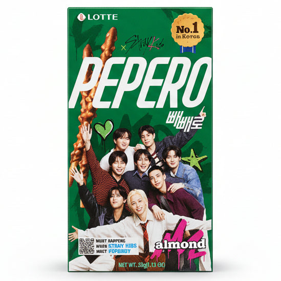 Lotte Pepero Stray Kids Almond 32g Lotte