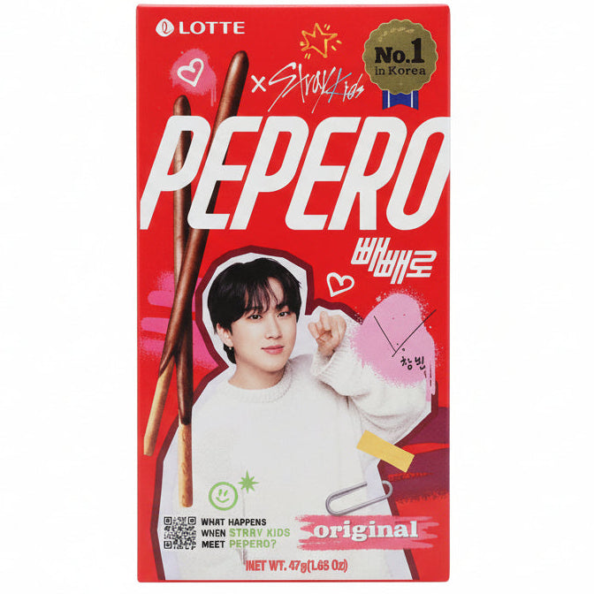 Lotte Pepero Stray Kids Orginal 47g Lotte