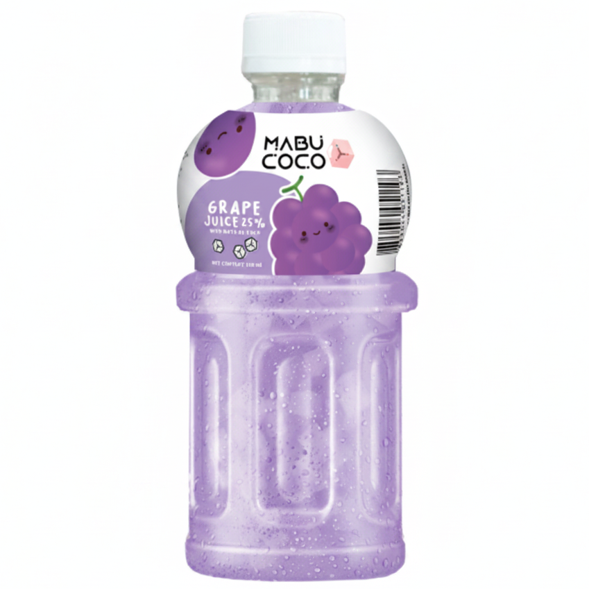 Mabu Coco vīnogu augļu dzēriens ar nata de coco 320 ml