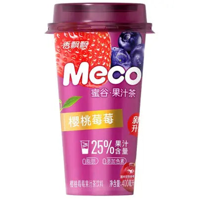 Meco Cherry & Berry Fruit Tea 400ml/ Meco ķiršu un ogu augļu tēja 400ml