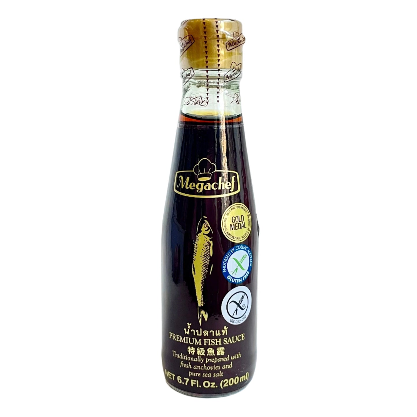 Premium Fish Sauce MEGA CHEF 200ml/ Zivju Mērce MEGA CHEF 200ml 