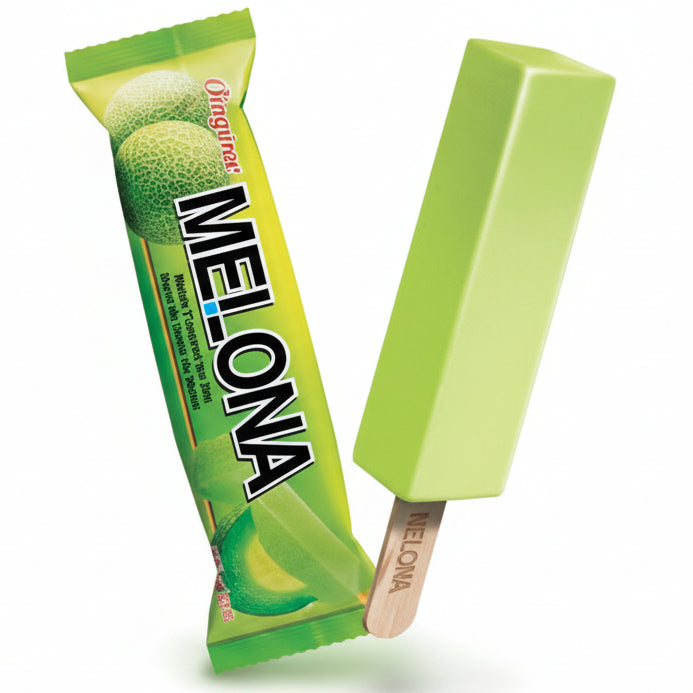 BINGGRAE Melon Ice cream Bar Individual Oishii Asian Mart