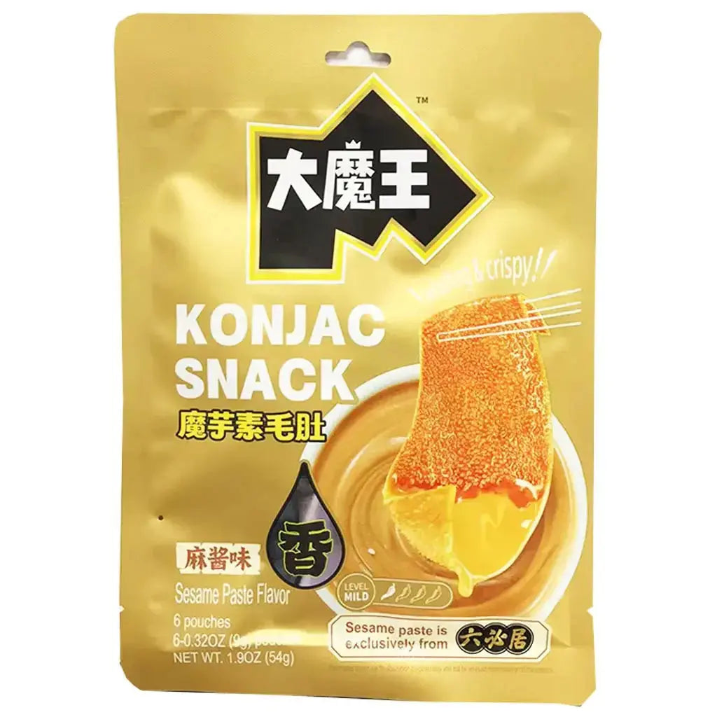 Mowon Konjac Snack Sesame Paste 54g/ Mowon konjaka uzkoda ar sezama pastu 54 g Oishii Asian Mart