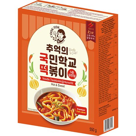 Noodle Topokki Home Kit Hot & Sweet 550 g