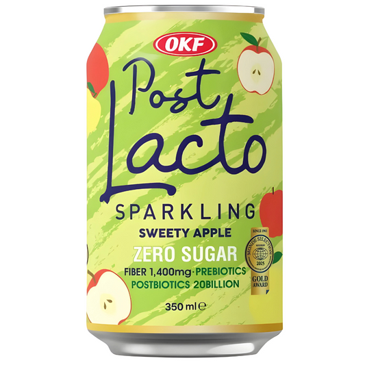 OKF PostLacto Sweet Apple Zero Sugar 350ml/ OKF PostLacto saldā ābola dzēriens bez cukura 350ml OKF